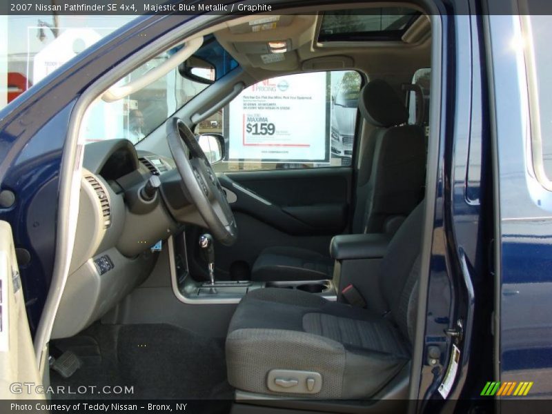 Majestic Blue Metallic / Graphite 2007 Nissan Pathfinder SE 4x4