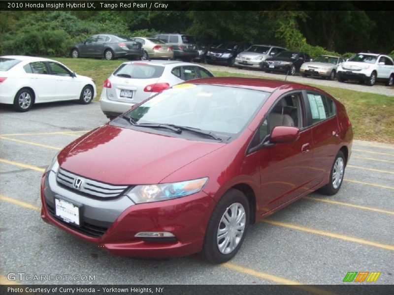 Tango Red Pearl / Gray 2010 Honda Insight Hybrid LX