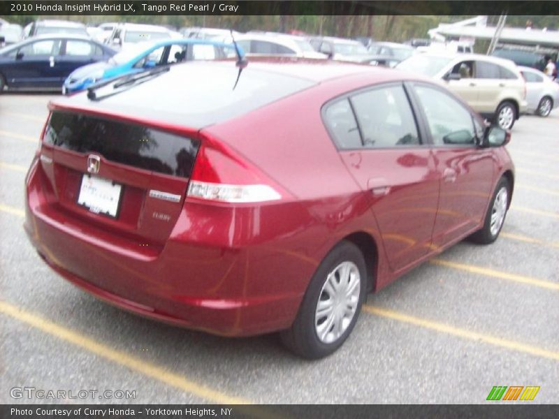 Tango Red Pearl / Gray 2010 Honda Insight Hybrid LX