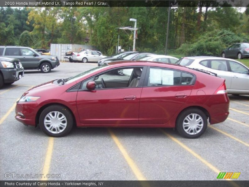 Tango Red Pearl / Gray 2010 Honda Insight Hybrid LX