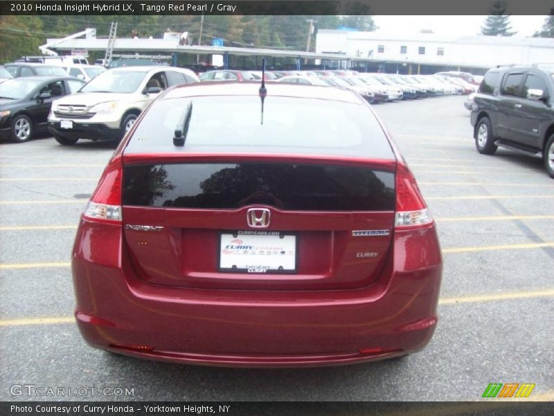 Tango Red Pearl / Gray 2010 Honda Insight Hybrid LX