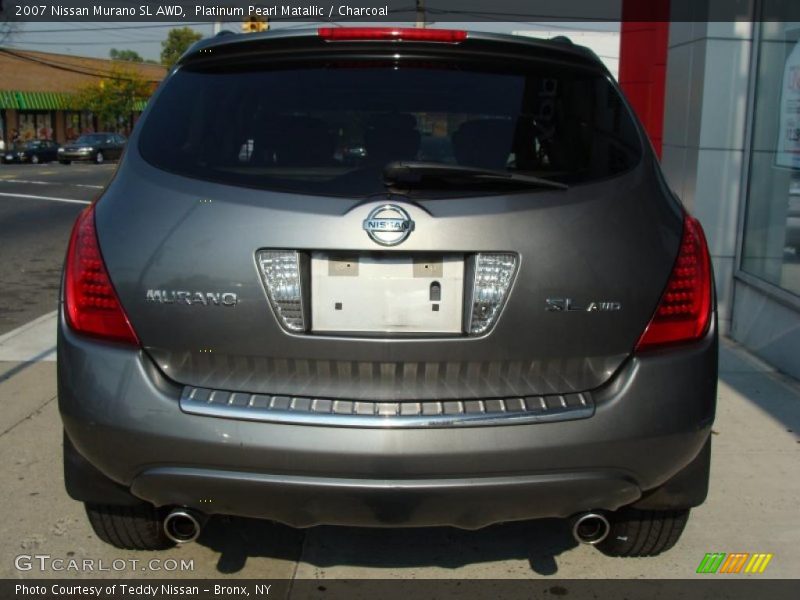 Platinum Pearl Matallic / Charcoal 2007 Nissan Murano SL AWD