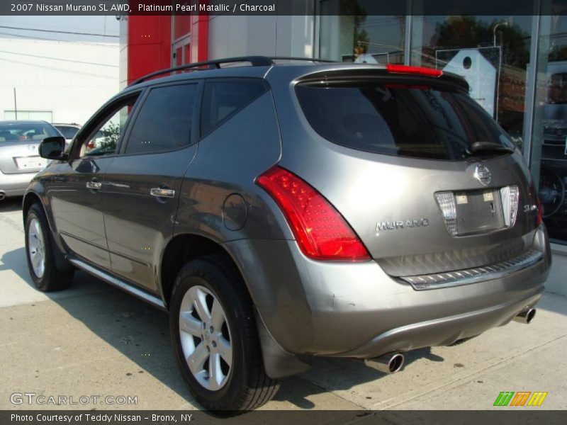 Platinum Pearl Matallic / Charcoal 2007 Nissan Murano SL AWD