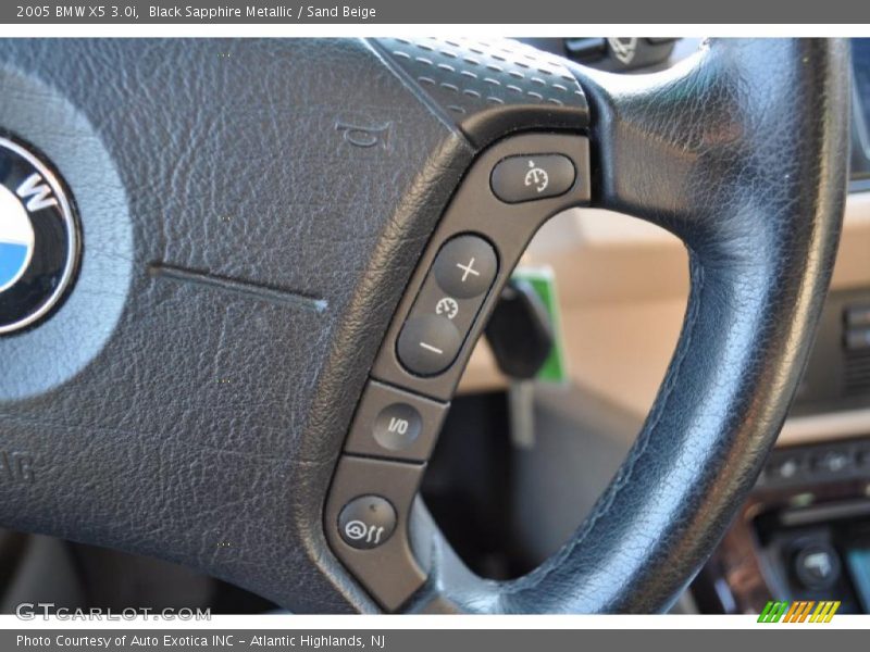 Black Sapphire Metallic / Sand Beige 2005 BMW X5 3.0i