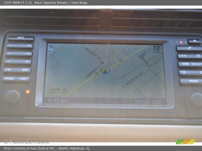 Black Sapphire Metallic / Sand Beige 2005 BMW X5 3.0i