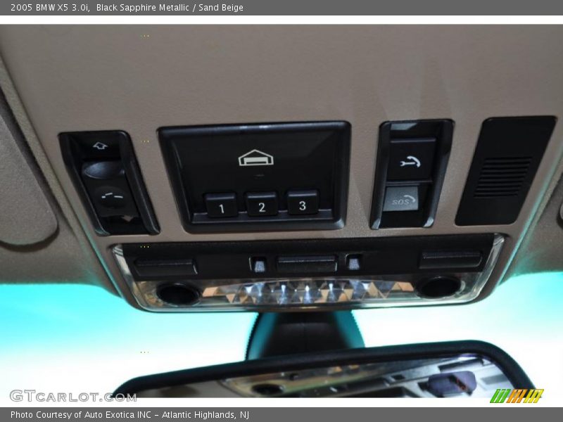 Black Sapphire Metallic / Sand Beige 2005 BMW X5 3.0i