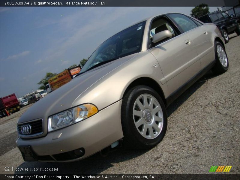 Melange Metallic / Tan 2001 Audi A4 2.8 quattro Sedan