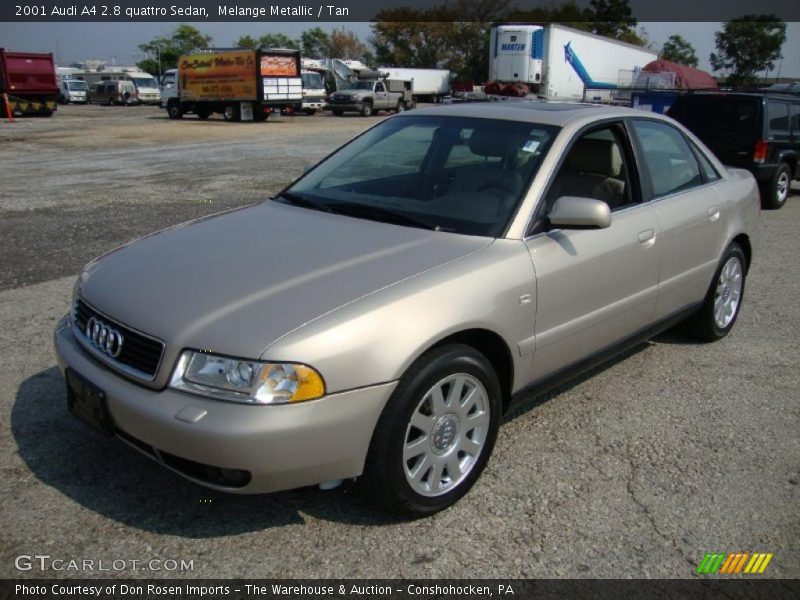 Melange Metallic / Tan 2001 Audi A4 2.8 quattro Sedan
