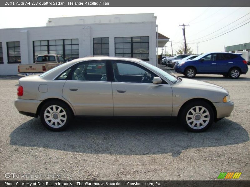 Melange Metallic / Tan 2001 Audi A4 2.8 quattro Sedan