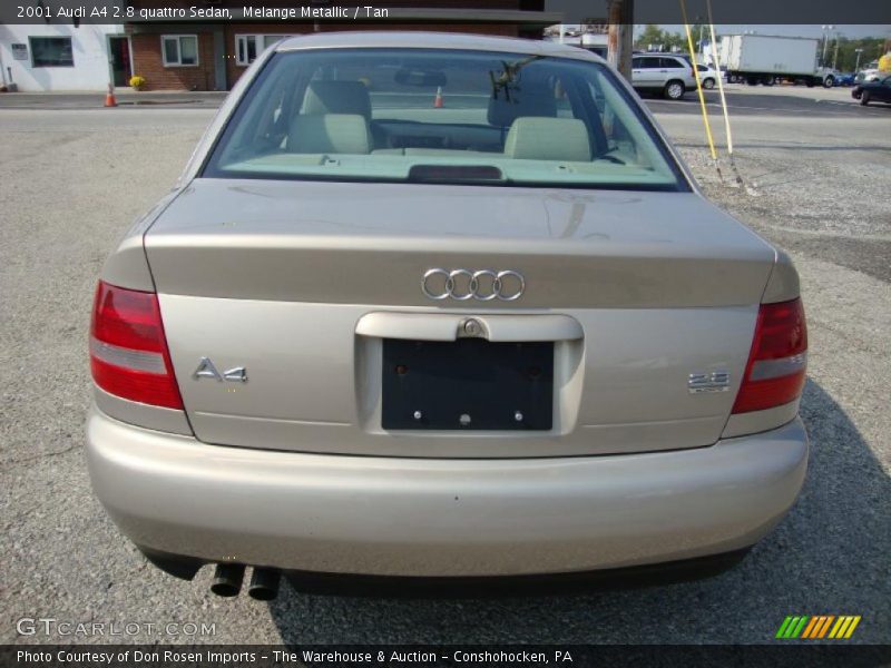 Melange Metallic / Tan 2001 Audi A4 2.8 quattro Sedan