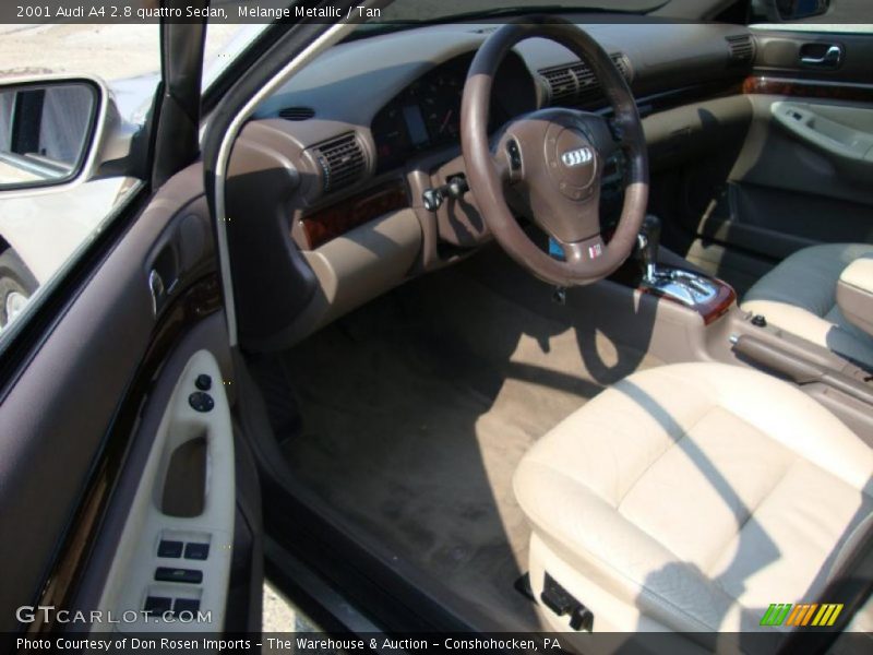 Melange Metallic / Tan 2001 Audi A4 2.8 quattro Sedan