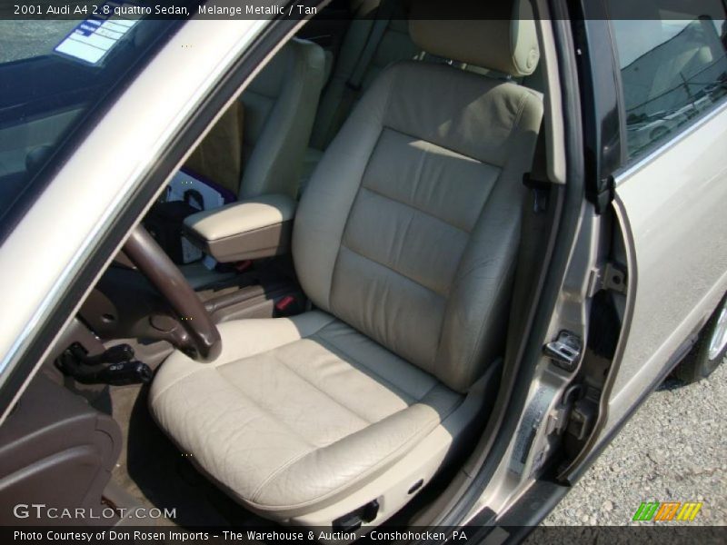 Melange Metallic / Tan 2001 Audi A4 2.8 quattro Sedan