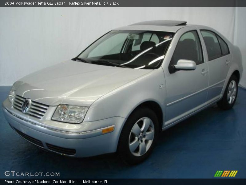 Reflex Silver Metallic / Black 2004 Volkswagen Jetta GLS Sedan