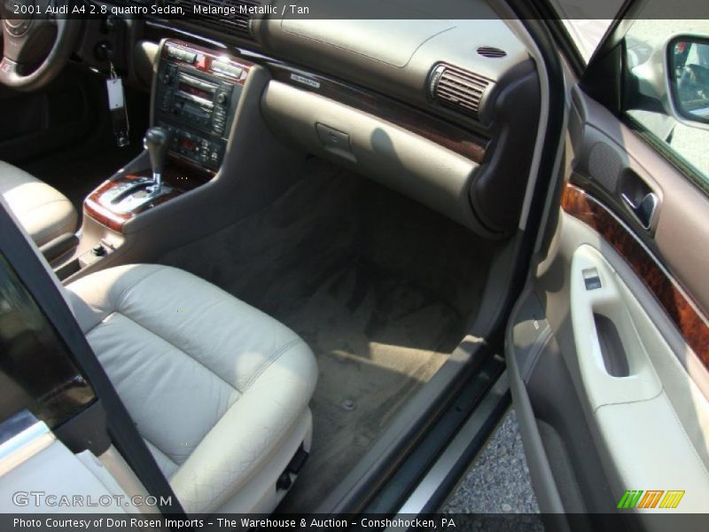 Melange Metallic / Tan 2001 Audi A4 2.8 quattro Sedan