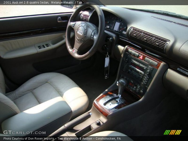 Melange Metallic / Tan 2001 Audi A4 2.8 quattro Sedan