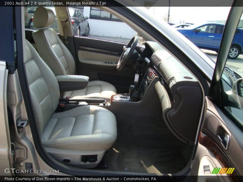 Melange Metallic / Tan 2001 Audi A4 2.8 quattro Sedan