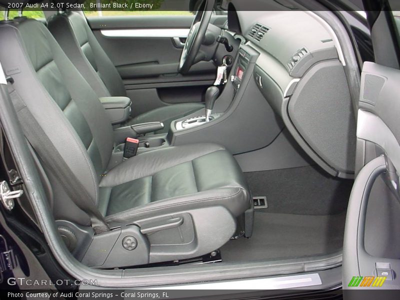 Brilliant Black / Ebony 2007 Audi A4 2.0T Sedan