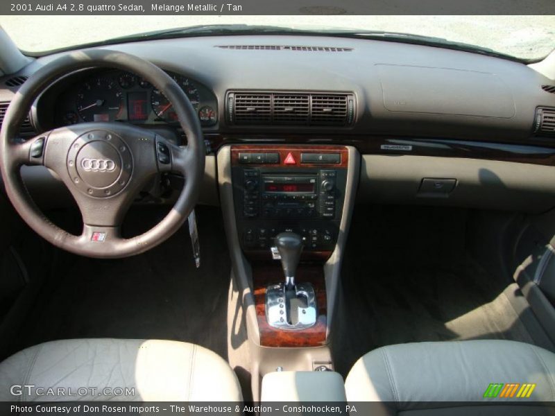Melange Metallic / Tan 2001 Audi A4 2.8 quattro Sedan