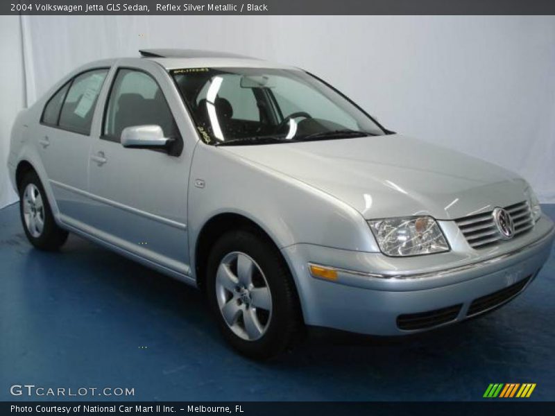 Reflex Silver Metallic / Black 2004 Volkswagen Jetta GLS Sedan