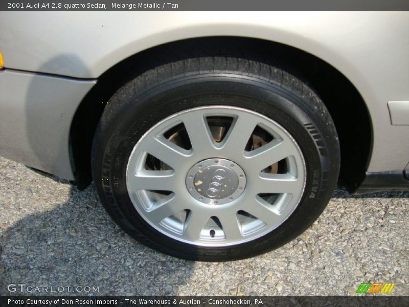 Melange Metallic / Tan 2001 Audi A4 2.8 quattro Sedan