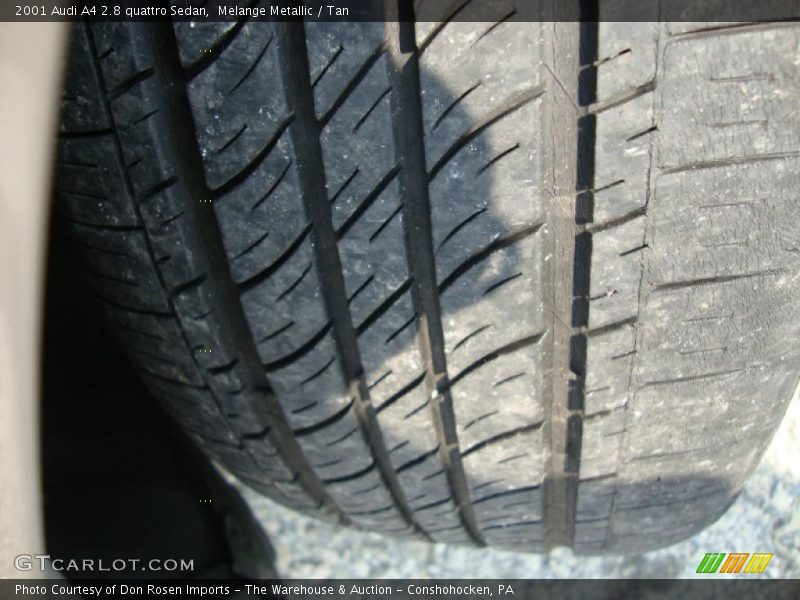 Melange Metallic / Tan 2001 Audi A4 2.8 quattro Sedan
