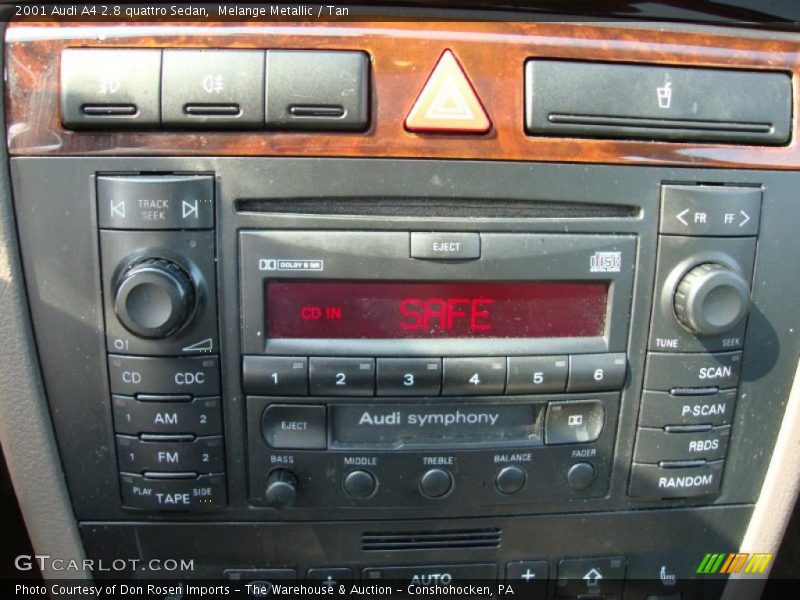 Melange Metallic / Tan 2001 Audi A4 2.8 quattro Sedan