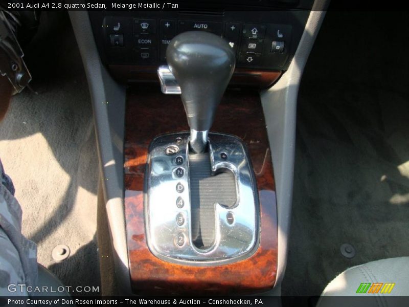 Melange Metallic / Tan 2001 Audi A4 2.8 quattro Sedan