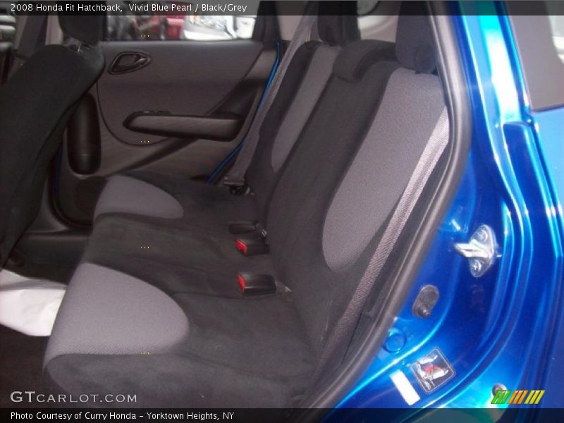 Vivid Blue Pearl / Black/Grey 2008 Honda Fit Hatchback