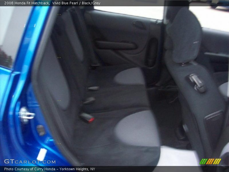 Vivid Blue Pearl / Black/Grey 2008 Honda Fit Hatchback