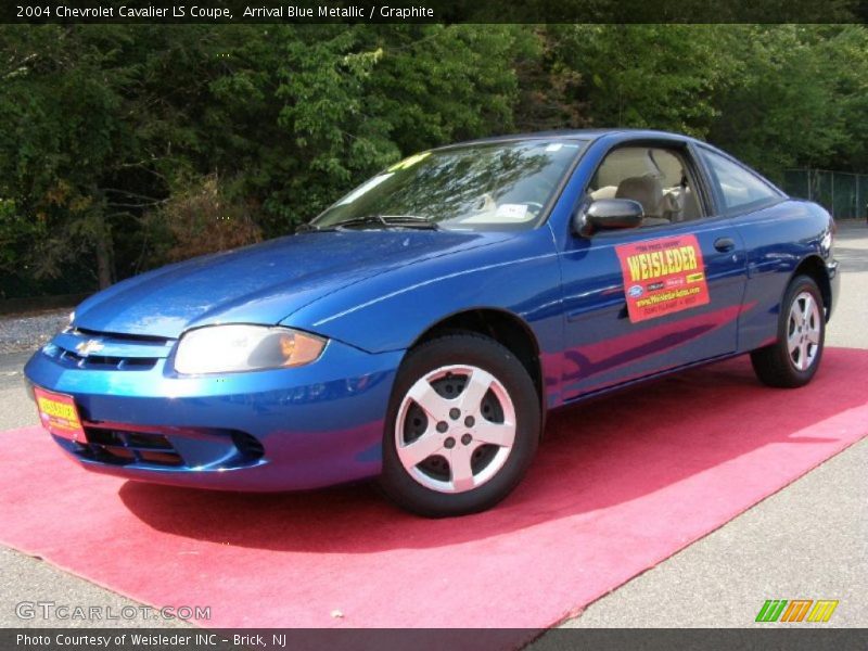 Arrival Blue Metallic / Graphite 2004 Chevrolet Cavalier LS Coupe