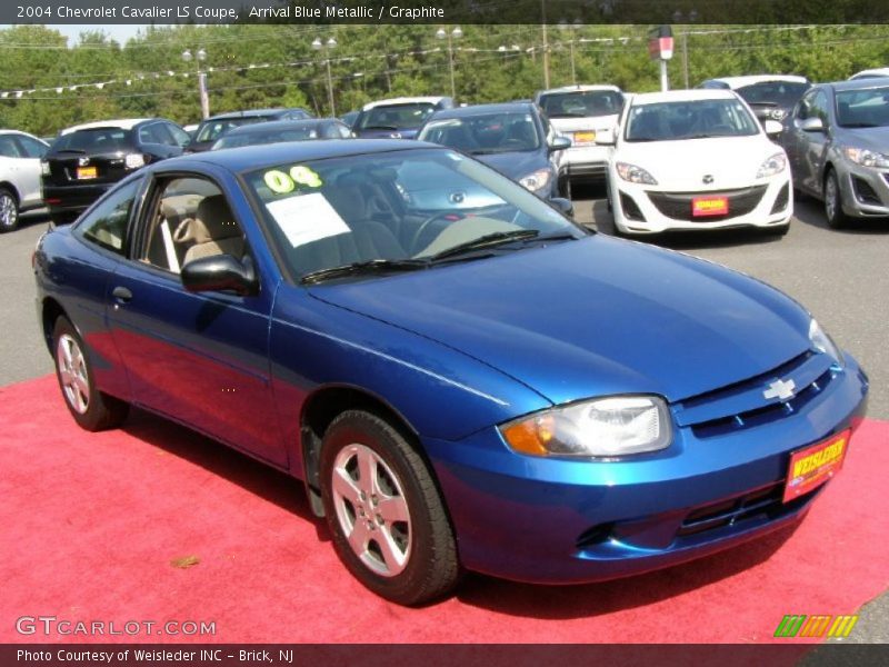 Arrival Blue Metallic / Graphite 2004 Chevrolet Cavalier LS Coupe