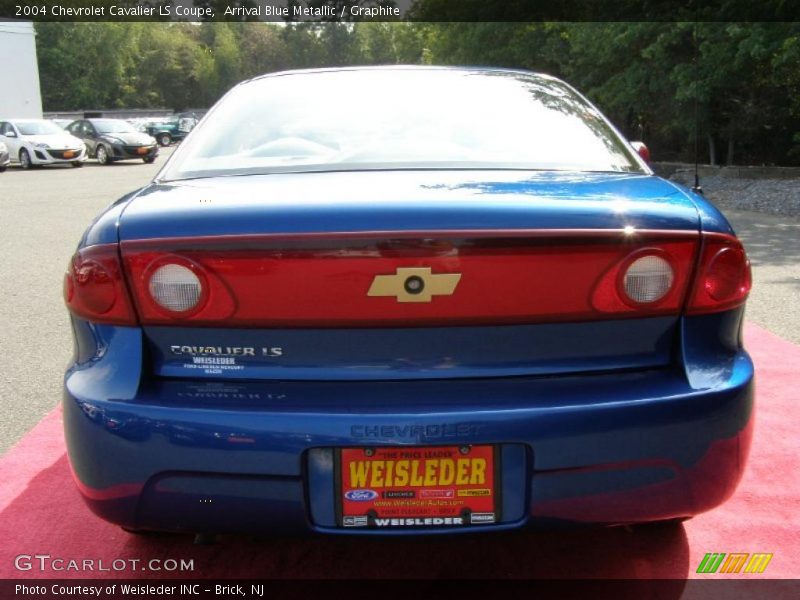 Arrival Blue Metallic / Graphite 2004 Chevrolet Cavalier LS Coupe