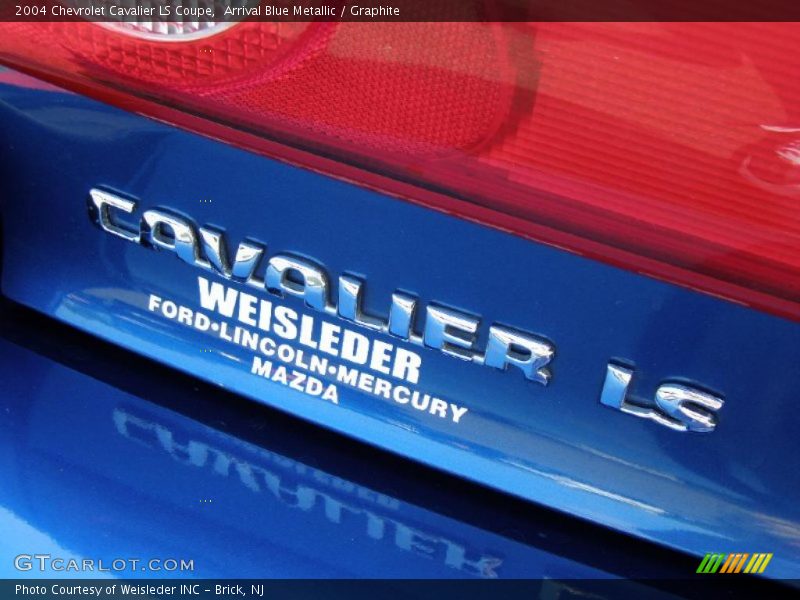 Arrival Blue Metallic / Graphite 2004 Chevrolet Cavalier LS Coupe