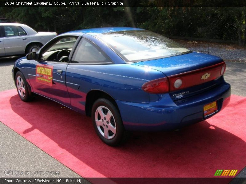 Arrival Blue Metallic / Graphite 2004 Chevrolet Cavalier LS Coupe