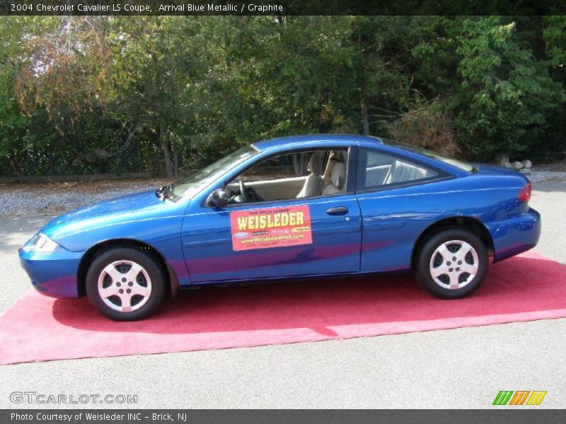 Arrival Blue Metallic / Graphite 2004 Chevrolet Cavalier LS Coupe