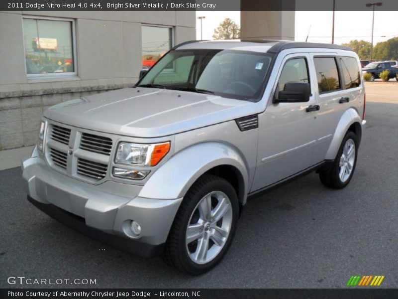 Bright Silver Metallic / Dark Slate Gray 2011 Dodge Nitro Heat 4.0 4x4