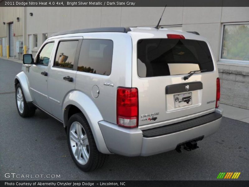 Bright Silver Metallic / Dark Slate Gray 2011 Dodge Nitro Heat 4.0 4x4
