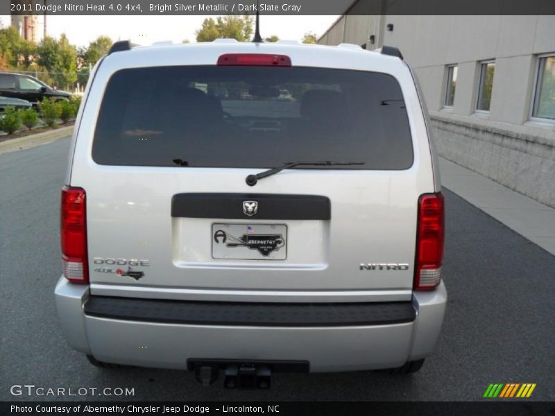 Bright Silver Metallic / Dark Slate Gray 2011 Dodge Nitro Heat 4.0 4x4