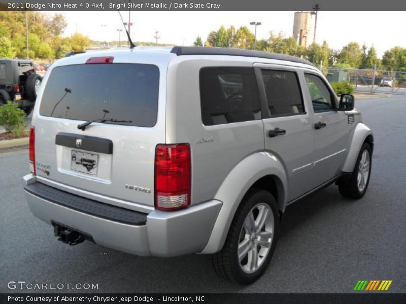 Bright Silver Metallic / Dark Slate Gray 2011 Dodge Nitro Heat 4.0 4x4