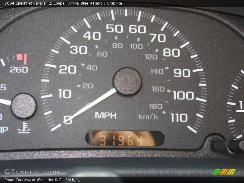 Arrival Blue Metallic / Graphite 2004 Chevrolet Cavalier LS Coupe