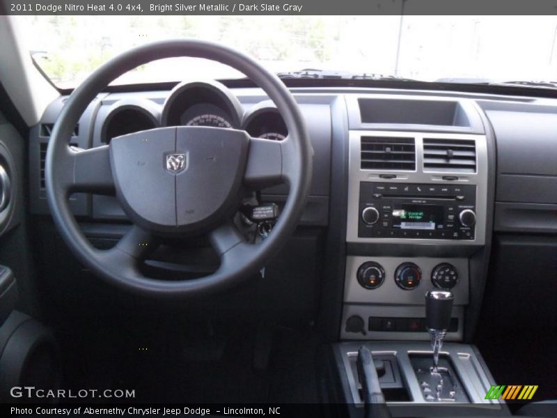 Bright Silver Metallic / Dark Slate Gray 2011 Dodge Nitro Heat 4.0 4x4