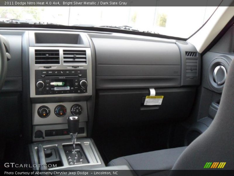 Bright Silver Metallic / Dark Slate Gray 2011 Dodge Nitro Heat 4.0 4x4