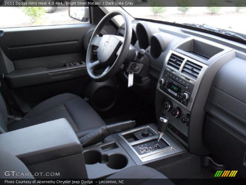Bright Silver Metallic / Dark Slate Gray 2011 Dodge Nitro Heat 4.0 4x4