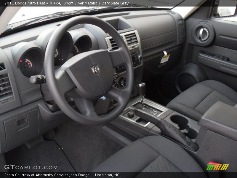 Bright Silver Metallic / Dark Slate Gray 2011 Dodge Nitro Heat 4.0 4x4