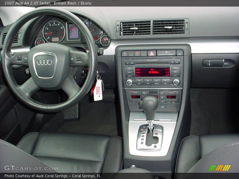 Brilliant Black / Ebony 2007 Audi A4 2.0T Sedan