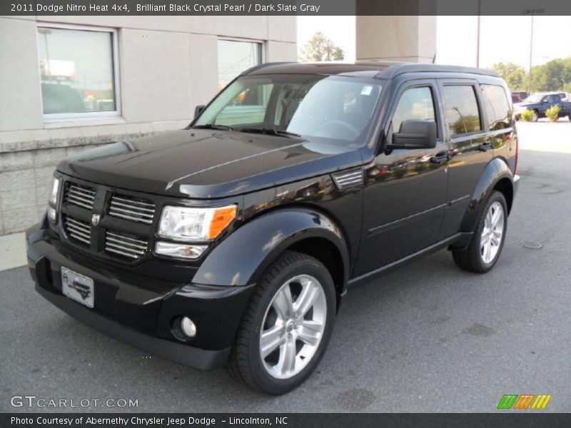 Brilliant Black Crystal Pearl / Dark Slate Gray 2011 Dodge Nitro Heat 4x4