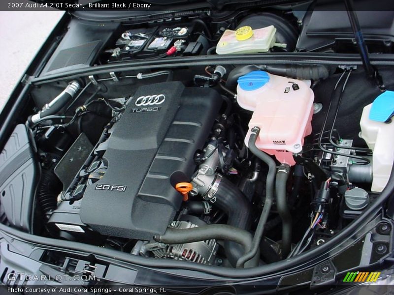 Brilliant Black / Ebony 2007 Audi A4 2.0T Sedan