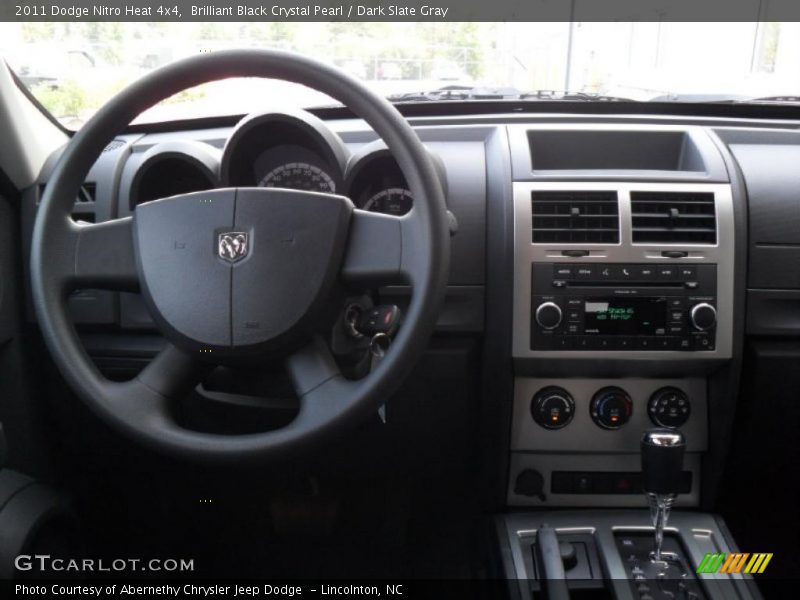 Brilliant Black Crystal Pearl / Dark Slate Gray 2011 Dodge Nitro Heat 4x4