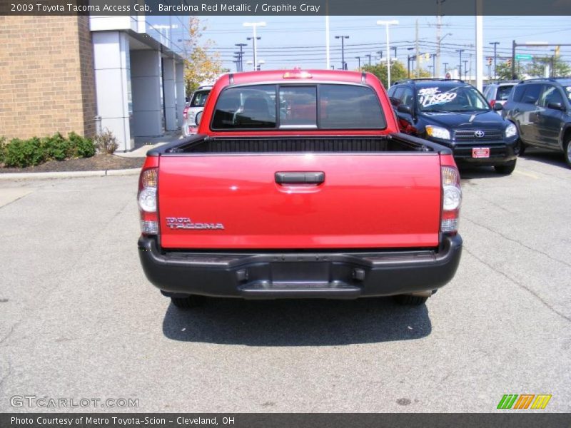 Barcelona Red Metallic / Graphite Gray 2009 Toyota Tacoma Access Cab