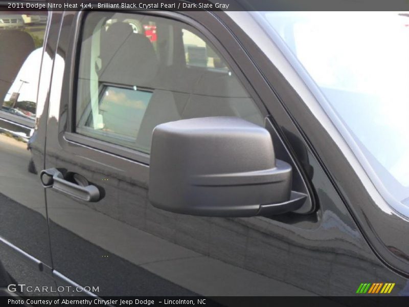Brilliant Black Crystal Pearl / Dark Slate Gray 2011 Dodge Nitro Heat 4x4